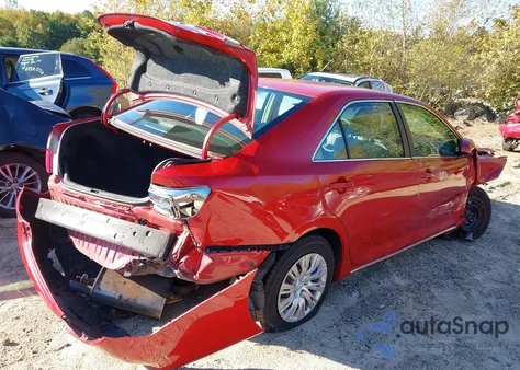 2012 Toyota Camry Le from USA, damaged, VIN 4T1BF1FK7CU627681